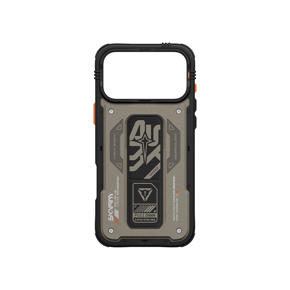 Skinarma Aegis iPhone 17 Pro Desenli Airbag Tasarımlı Standlı Kılıf Skinarma Aegis iPhone 17 Pro Desenli Airbag Tasarımlı Standlı Kılıf